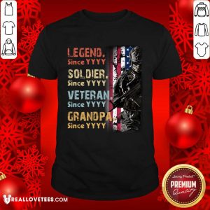 Legend Soldier Veteran Grandpa Shirt