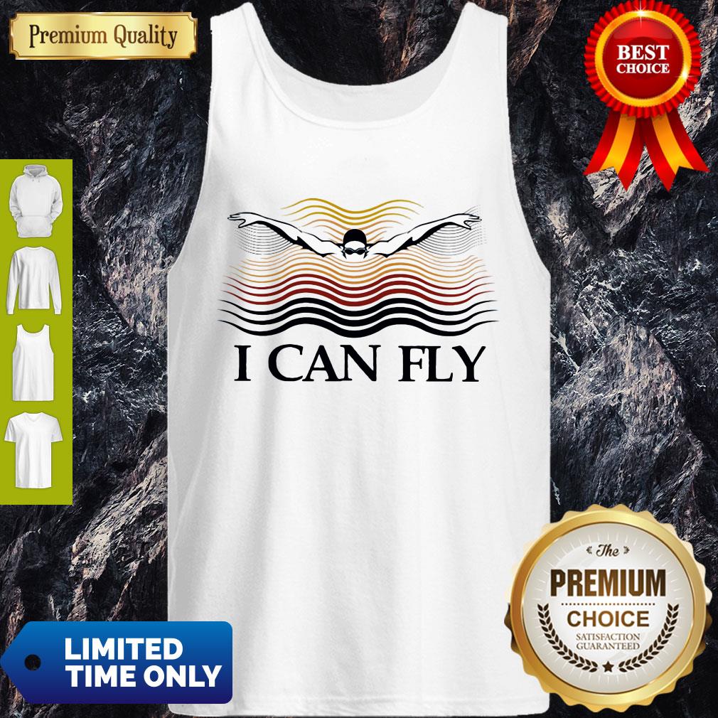 Premium Swimming I Can Fly Shirt