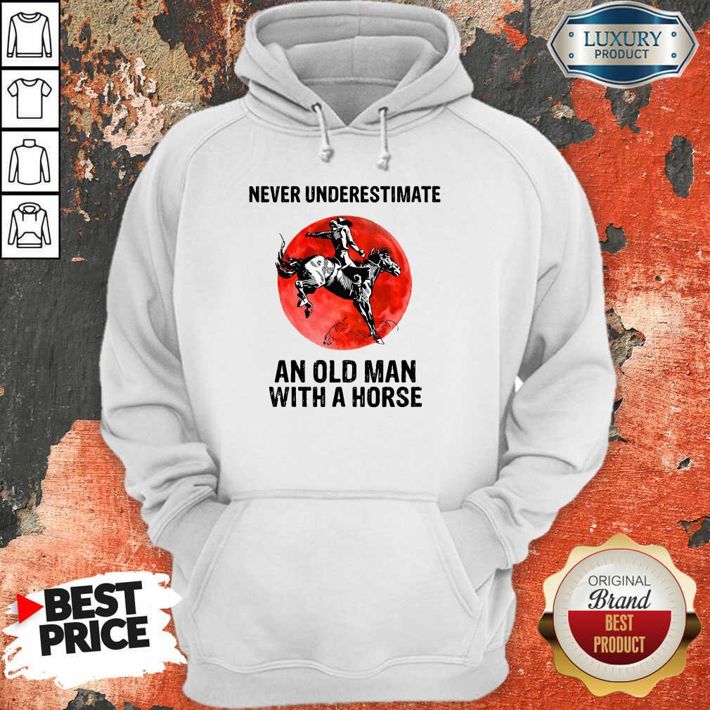 An Old Man With A Horse Shirt