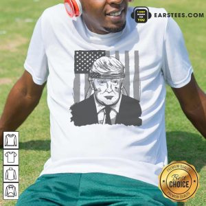 Official America Ribbon Usa Flag Donald Trump 2020 Graphic Shirt