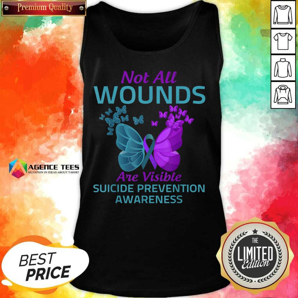 Not All Wounds Are Visible Suicide 7 Awareness Shirt