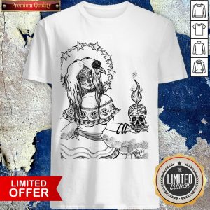 Sugar Skull Girl Celebration Of Day Of The Dead Shirt
