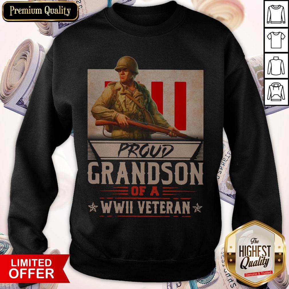 Proud Grandson Of A WWII Veteran Shirt