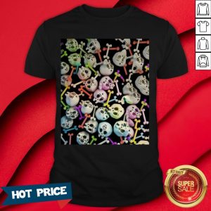 Skulls Cute Girly Color Skeleton Day Of Dead Shirt