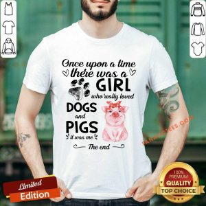 A Girl Who Loved Dogs And Pigs Shirt