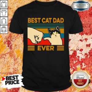 Best Cat Dad Ever Vintage Shirt