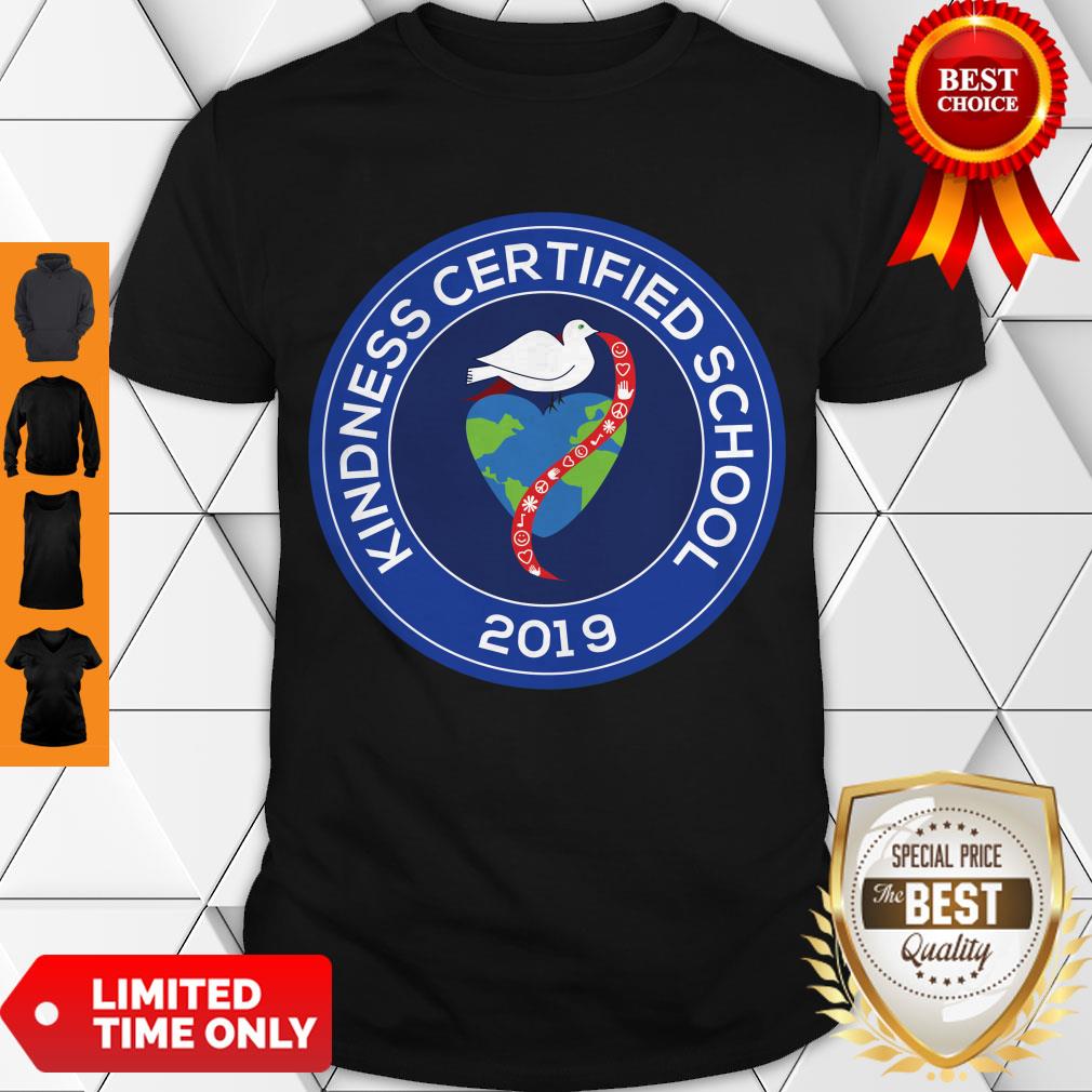 2019 Kindness Certified School Window Cling Shirt