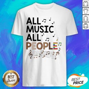 All Music All People Black Lives Matter LGBT Shirt