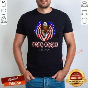 PaPa Eagle Est. 2020 American Flag Shirt