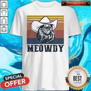 Official Meowdy Vintage Shirt