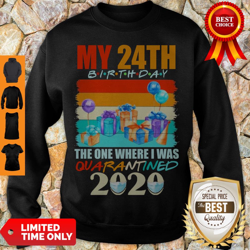 Nice My 40th Birthday The One Where I Was Quarantined 2020 Face Mask Shirt