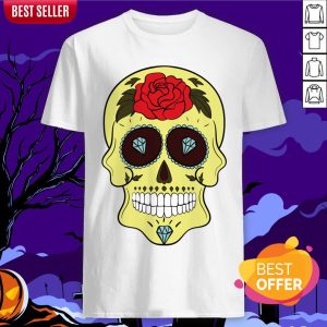 Tattoo Diamond Sugar Skulls Mardi Gras Dia De Muertos Shirt