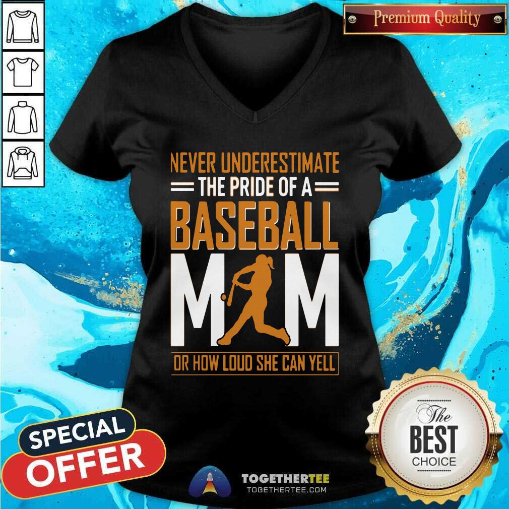 Good MIM De Baseball Quel Point Elle Peut Crier Fort Tata Shirt