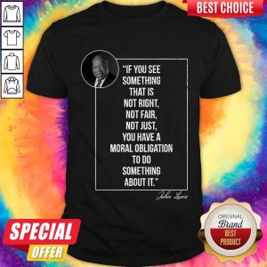 Awesome John Lewis Quote Good Trouble Shirt