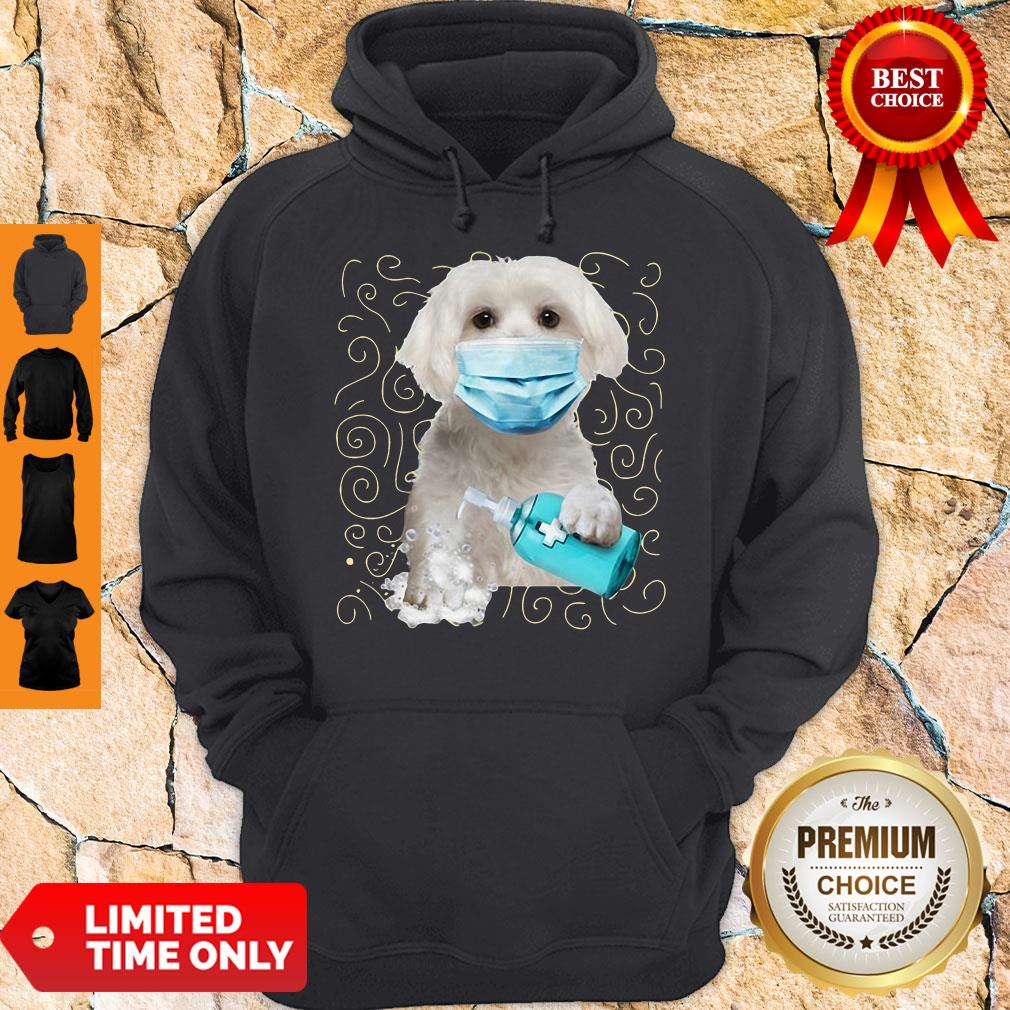 Awesome Maltese Dog Face Mask Quarantine Shirt