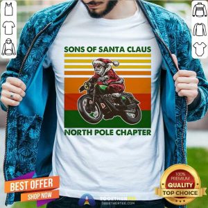 Official Sons Of Santa Claus North Pole Chapter Vintage Shirt