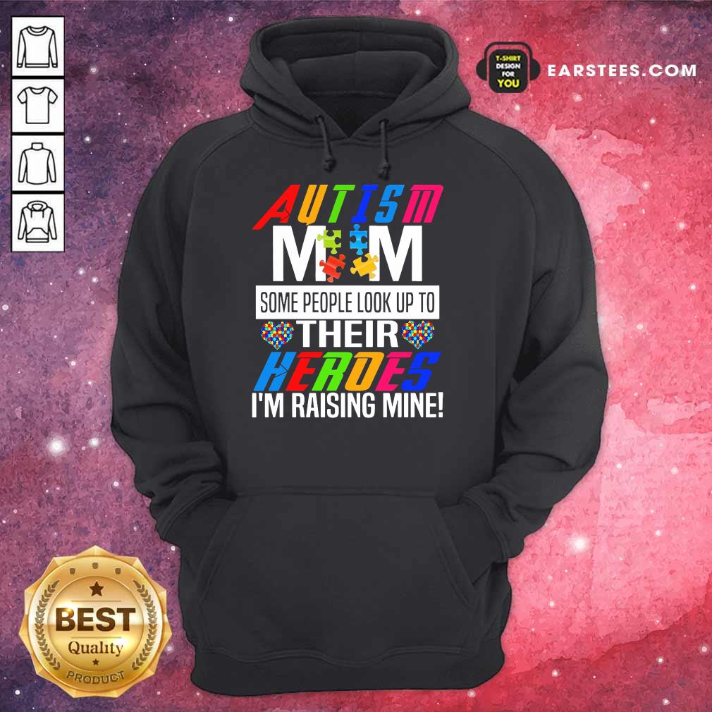 Pretty Autism Mom Some Heroes Shirt