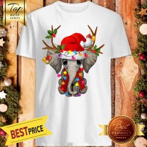 Elephant Gorgeous Reindeer Crewneck Shirt