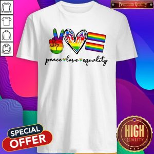 Peace Love Equality LGBT Shirt
