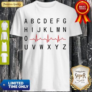 Top A B C D E F G Nurse Heartbeat Shirt
