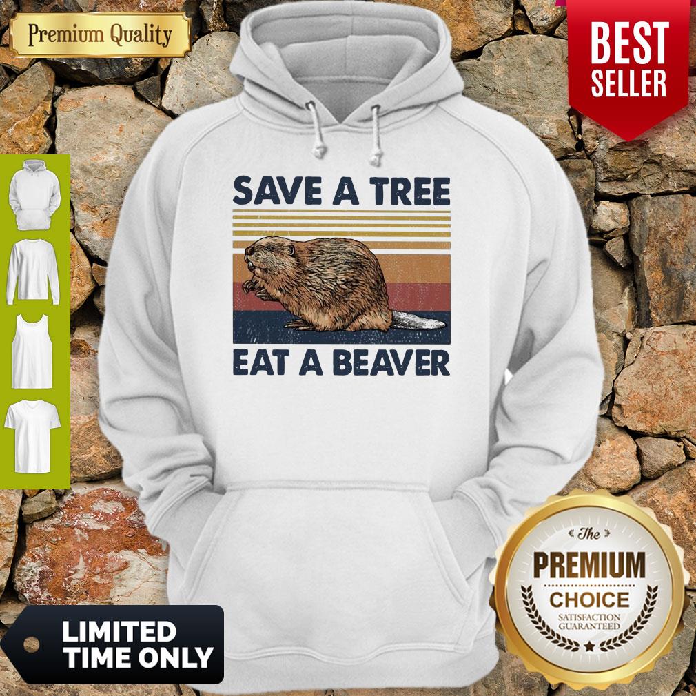 Vintage Save A Tree Eat A Beaver Shirt