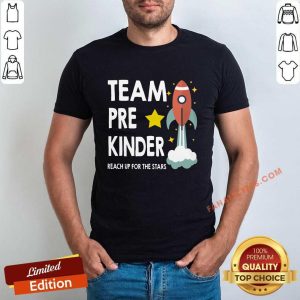 Top Team Preschool Reach Up For The Stars Astronaut Spaceship Shirt