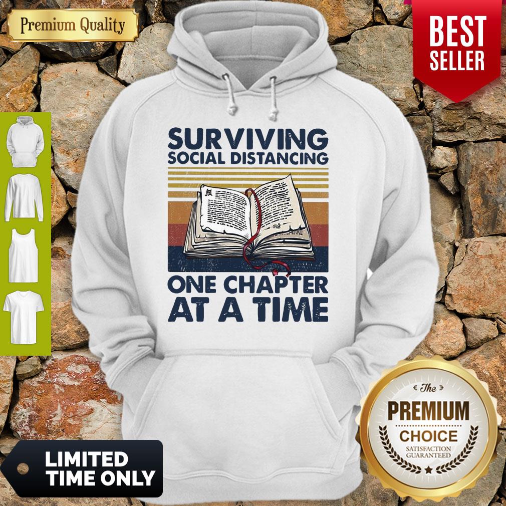 Vintage Surviving Social Distancing One Chapter At A Time Book Shirt