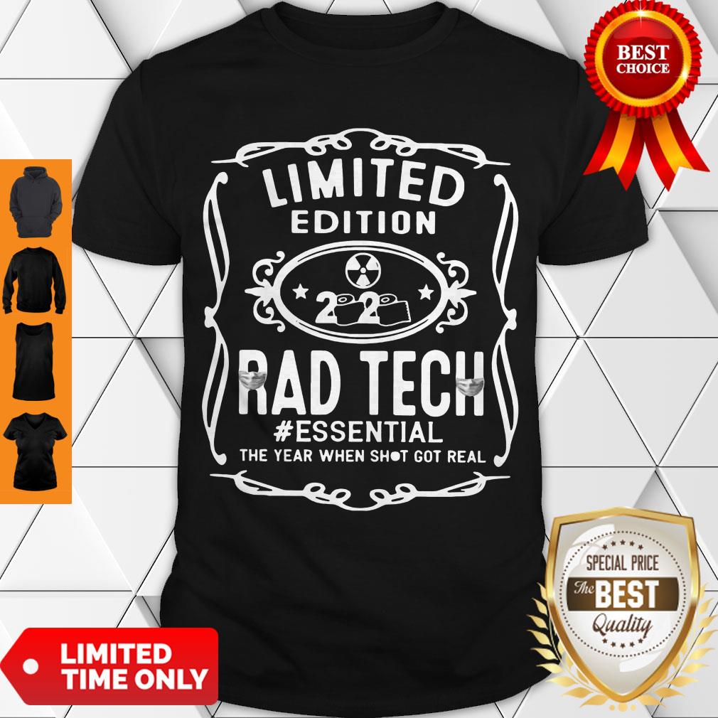 Hot Limited Edition 2020 Rad Tech #Essential The Year When Shit Got Real Shirt