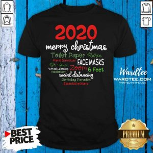 Nice 2020 Merry Christmas Toilet Paper Karen Hand Sanitizer Face Masks Shirt