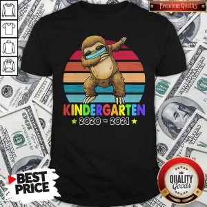 Kinder Garten 2020 2021 Sloth Vintage Retro Shirt