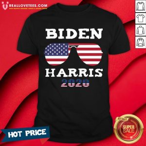 Top Biden Harris 46th 2020 American Flag Sunglasses Shirt