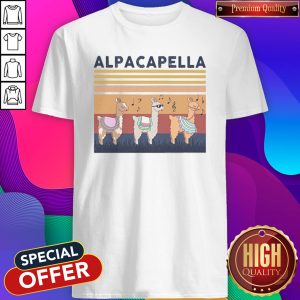 Alpacapella Camel Vintage Retro Shirt