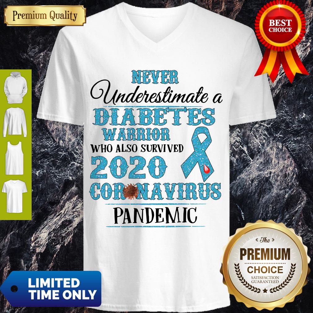 Top Diabetes Warrior Who Also Survived 2020 Coronavirus Pandemic Shirt