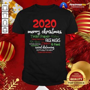 Perfect 2020 Merry Christmas Toilet Paper Karen Hand Sanitizer Shirt