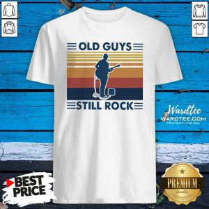 Cute Old Guys Still Rock Vintage Retro Shirt