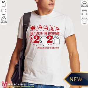 Pro The Year Of The Lockdown 2020 #RegisteredNurse Ugly Christmas Shirt