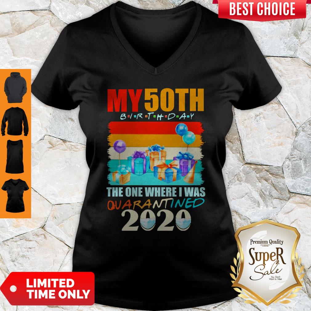 My 50th Birthday The One Where I Was Quarantined 2020 Mask Shirt