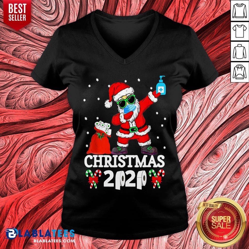 Hot Santa Dabbing Face Mask Christmas 2020 Toilet Paper Shirt