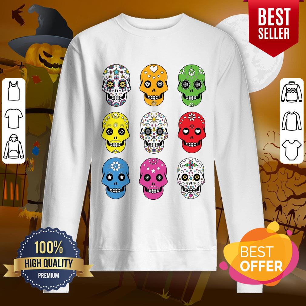 Dia De Los Muertos Day Of The Dead Sugar Skull Shirt