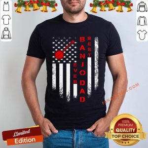 Premium American Flag Best Banjo Dad Ever Musician Shirt