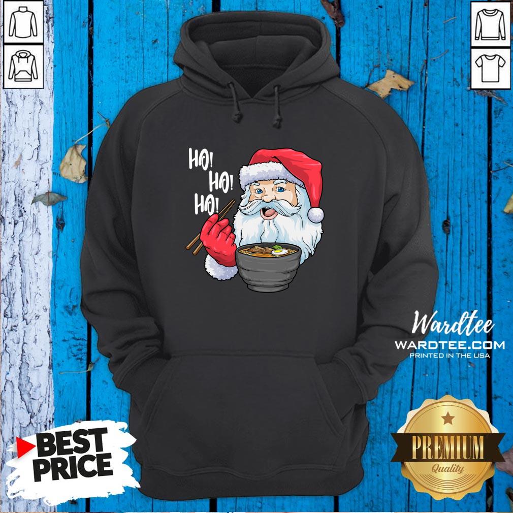 Premium Santa Ramen Noodles Shirt Christmas Japanese Noodles Shirt