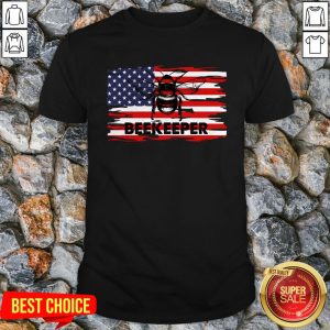 Vip Patriotic Beekeeper American Flag 4th Of July Gift Bee Shirt