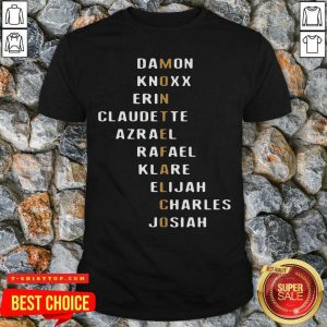 Top Montefalco Damon Knoxx Erin Claudette Azrael Tee Shirt