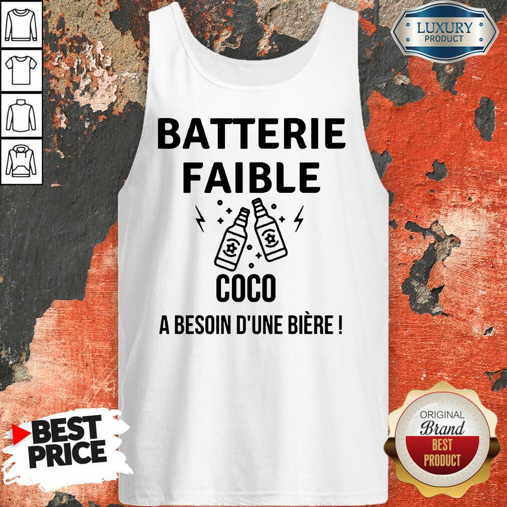 Batterie Faible Bière Shirt