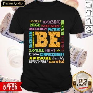 Be Awesome Word Cloud Growth Mindset Teacher Power Of Yet Shirt