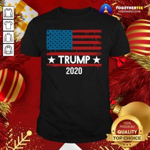 Perfect Trump 2020 American Flag Shirt