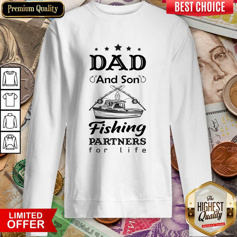 Dad And Son Fishing Partners For Life Shirt