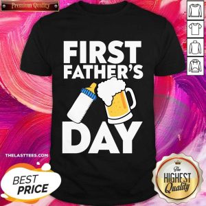 First Fathers Day Beer And Milk Shirt