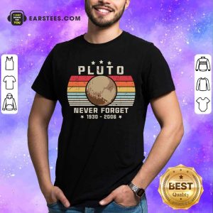 Pluto Never Forget 1930-2006 Vintage Shirt