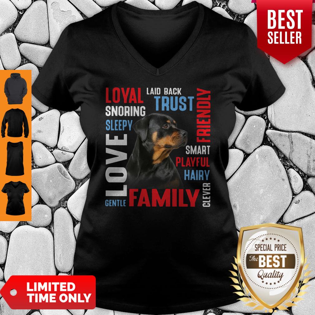 Official Rottweiler Description Laid Back Trust Shirt